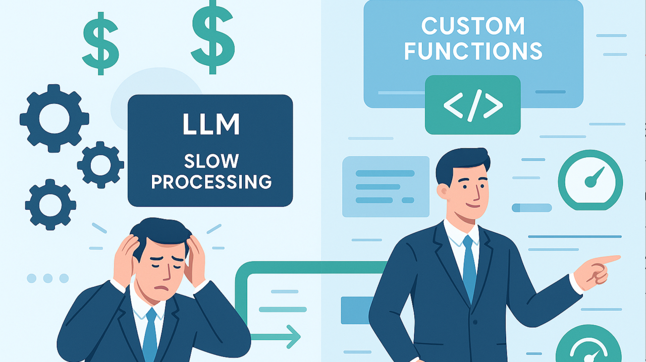 Agent Builders - the need for custom functions